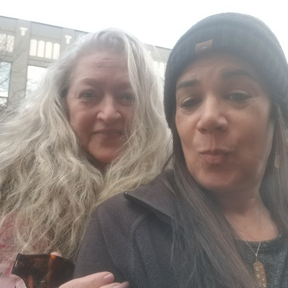 Meet your Posher, Jeanne & Gena (my Sis)